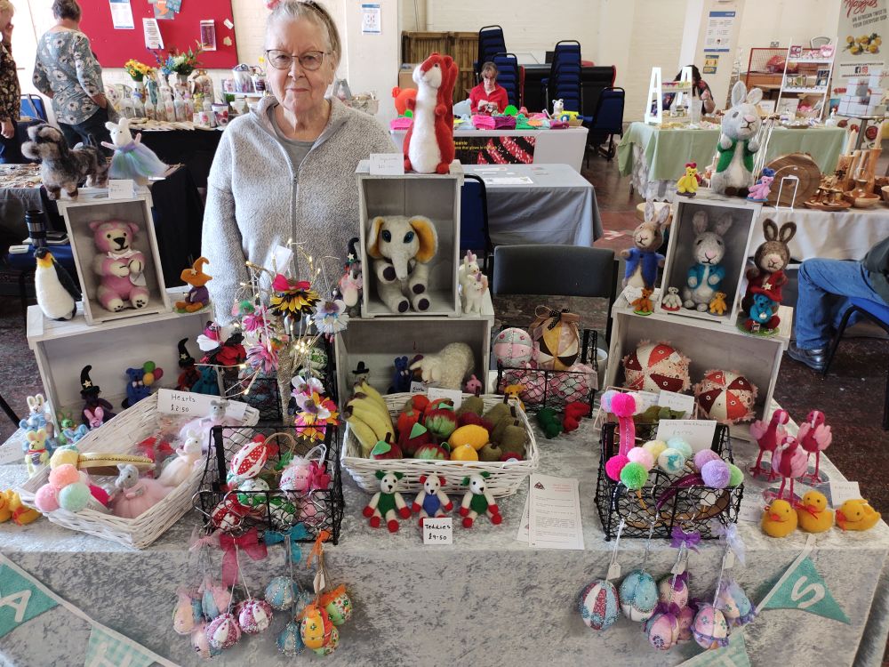 Gallery of pictures at the Denbigh craft fair